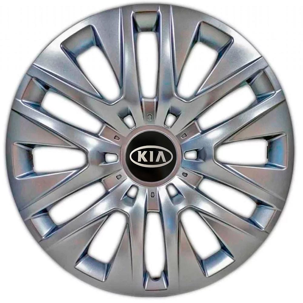 Колпаки SJS 429 с логотипом Kia R16 4 шт. Серебристый (2654555442)