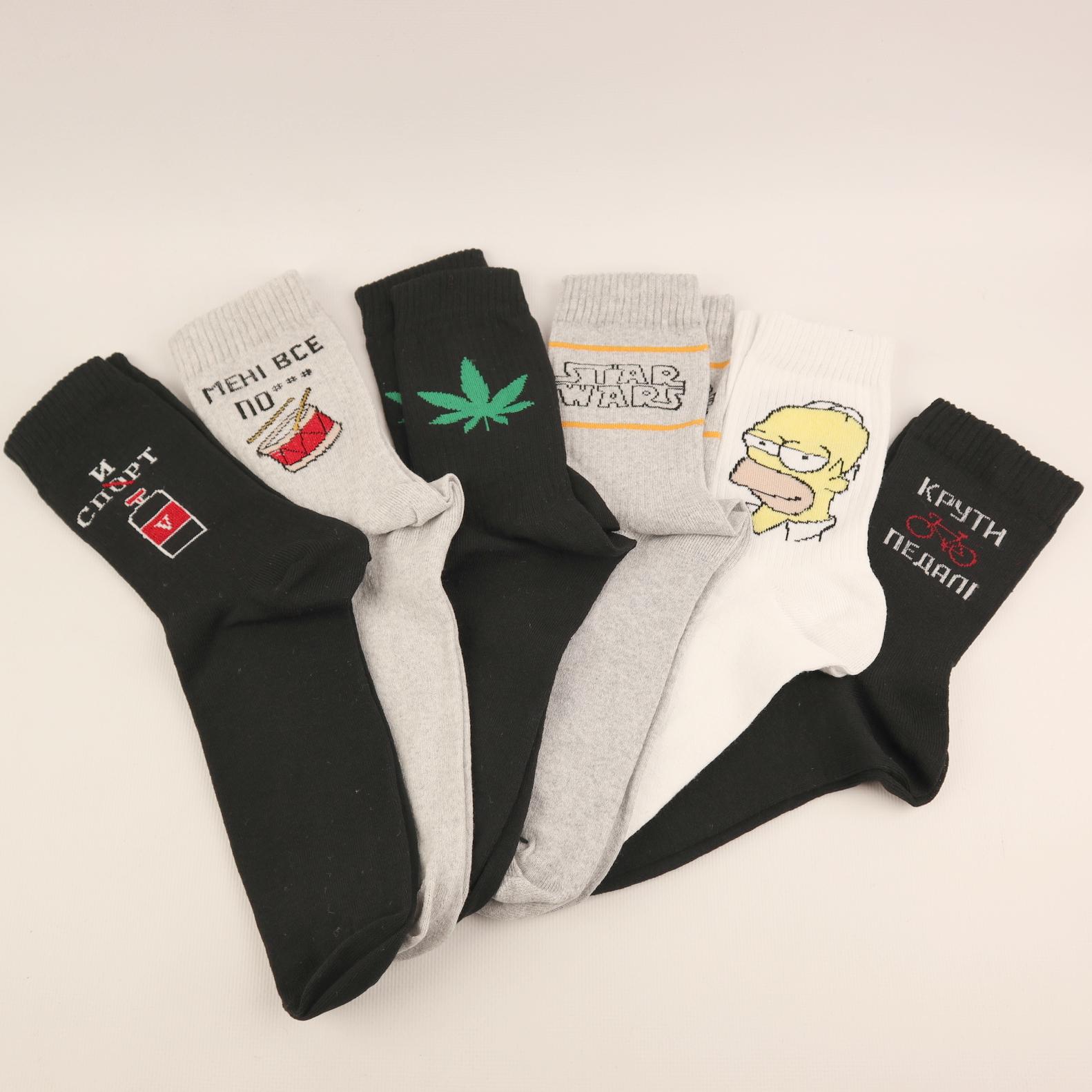 Набір чоловічих шкарпеток 10 шт. (4123636) - фото 6 Набір чоловічих шкарпеток 10 шт. (4123636) - фото 6