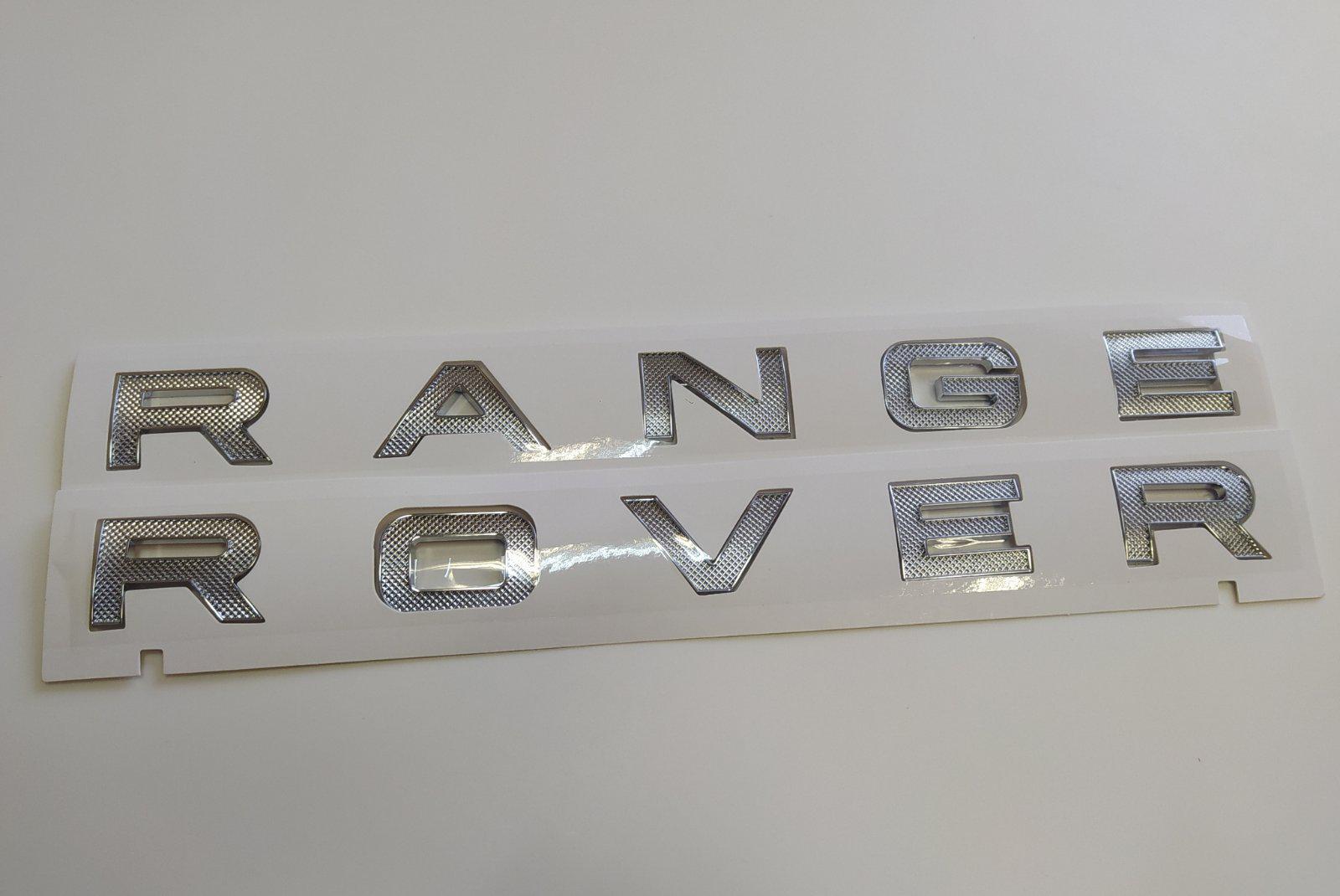 Напис Range Rover Букви Lr062324 Сірий