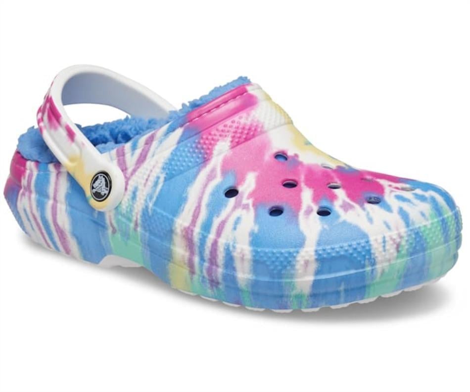 Сабо Crocs Classic Lined Tie Dye M6W8 р. 38 24,5 см Powder (206341)
