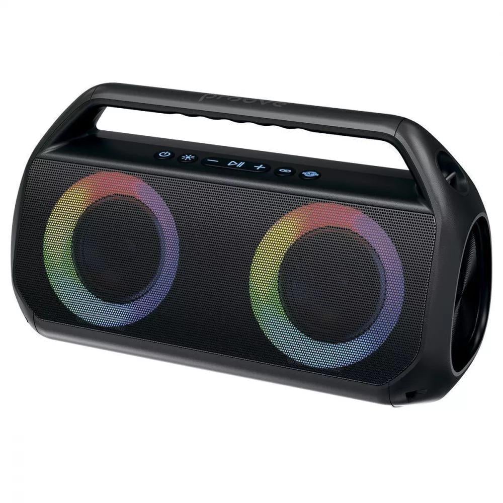 Портативная колонка Proove Third Element Max 40 Вт Bass Boost IPX6 Bluetooth RGB 5,3 аккумулятор 12000 мАч (621200)