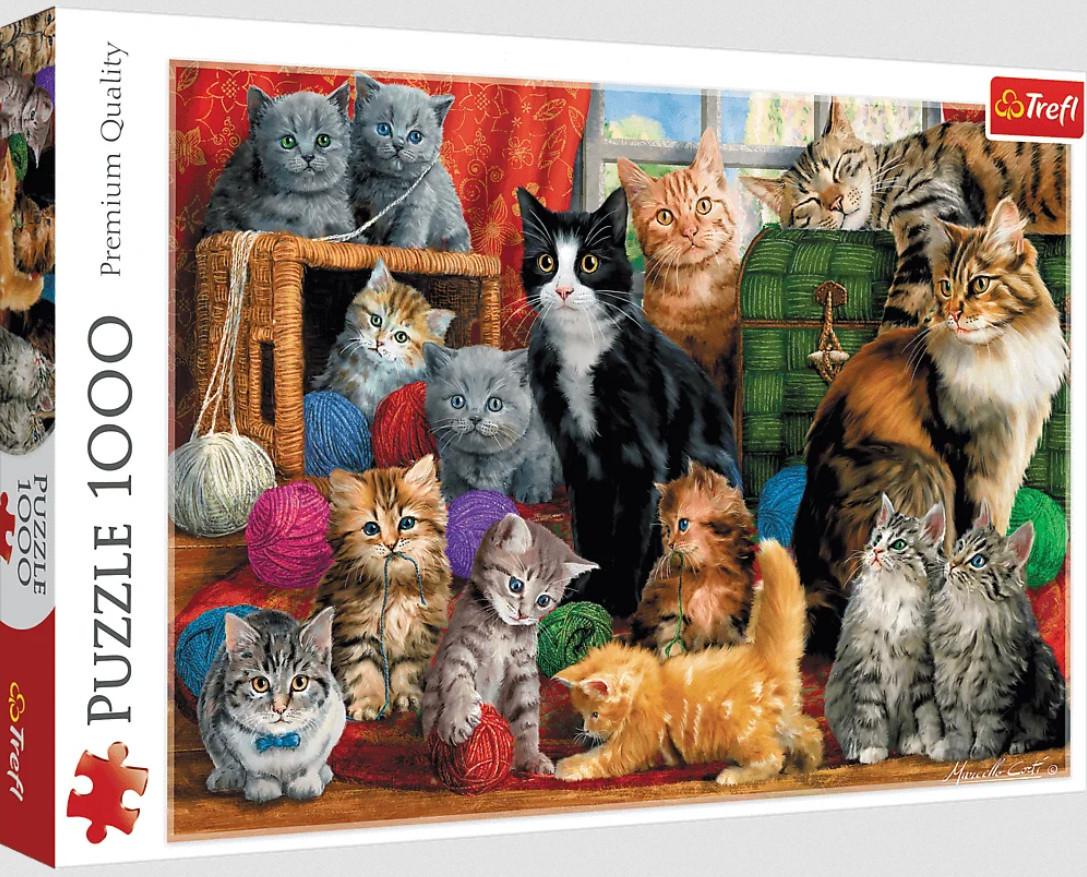 Пазл Trefl Зустріч котиків 1000 ел.