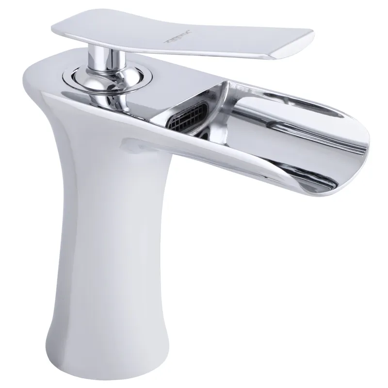 Смеситель для умывальника Zerix LR1055-23 с изливом водопад (LL1563)