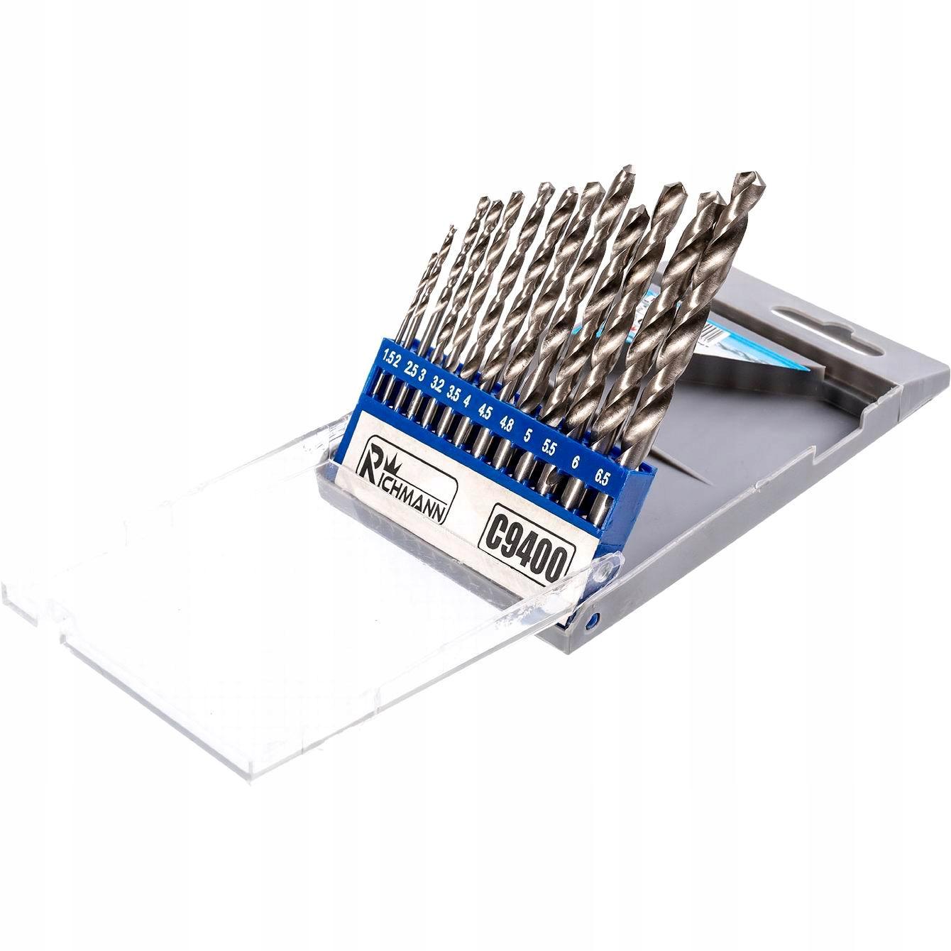 Набор сверл по металлу Richmann HSS 1,5 -6,5 мм 13 шт. (C9400) - фото 5 Набор сверл по металлу Richmann HSS 1,5 -6,5 мм 13 шт. (C9400) - фото 5