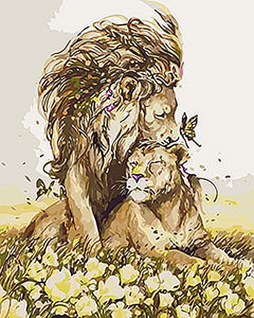 Картина по номерам Романтическое чувство 40х50 см (KHO4100)