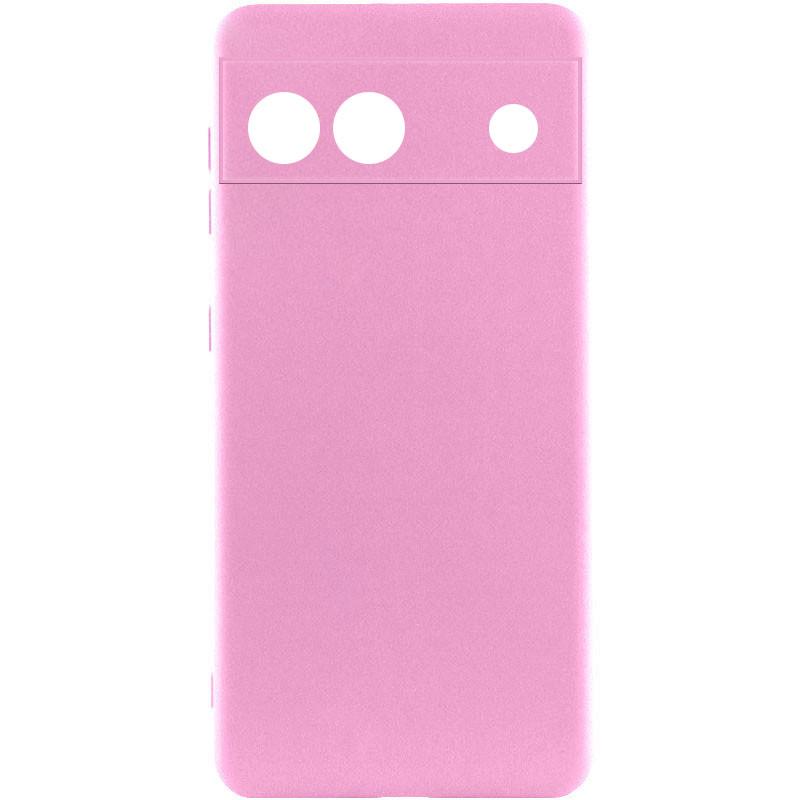Противоударный чехол Silicone Cover Lakshmi Full Camera (A) для Google Pixel 6a Розовый / Pink