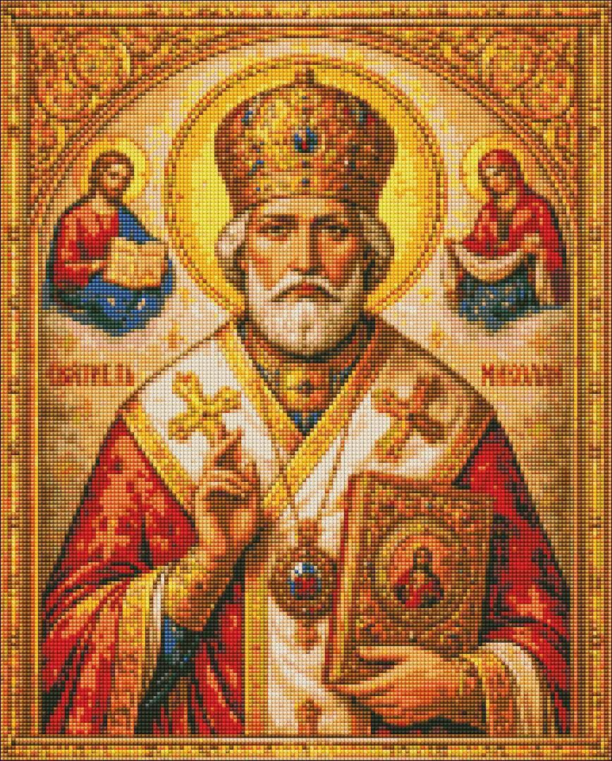 Алмазна мозаїка Brushme Святий Миколай 40x50 см (DBS1281)