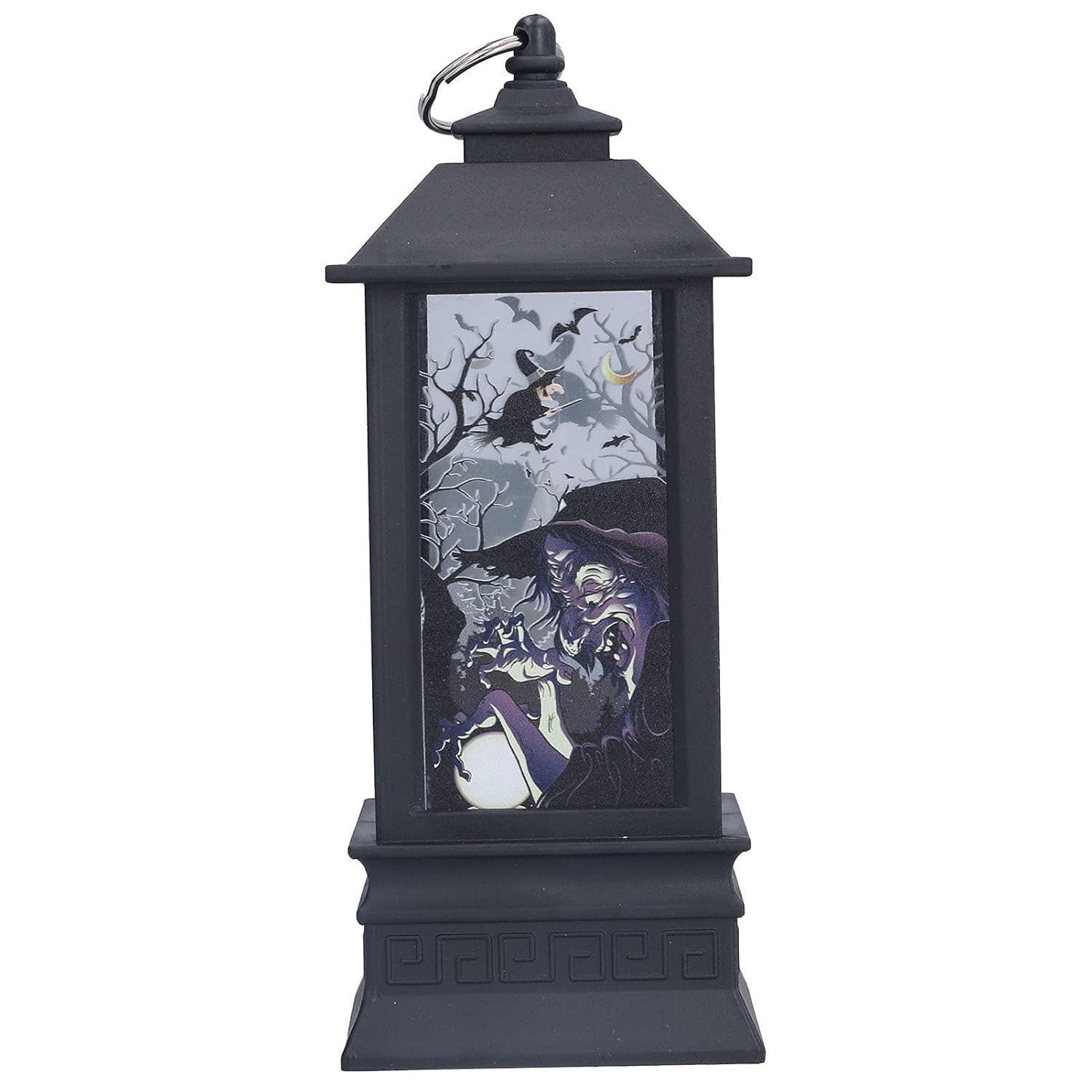 Светильник декоративный Хэллоуин LED с принтом тыквы и удобной ручкой (9/841)