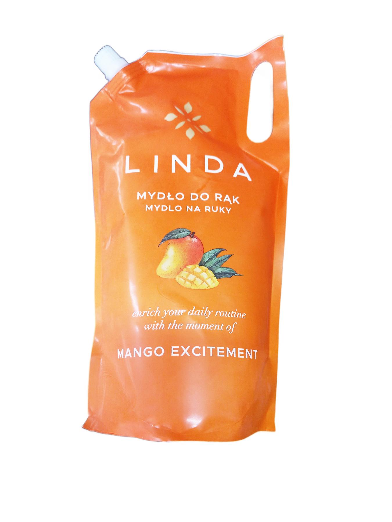 Крем-мыло жидкое Linda Манго 1 л (126309) Крем-мыло жидкое Linda Манго 1 л (126309)