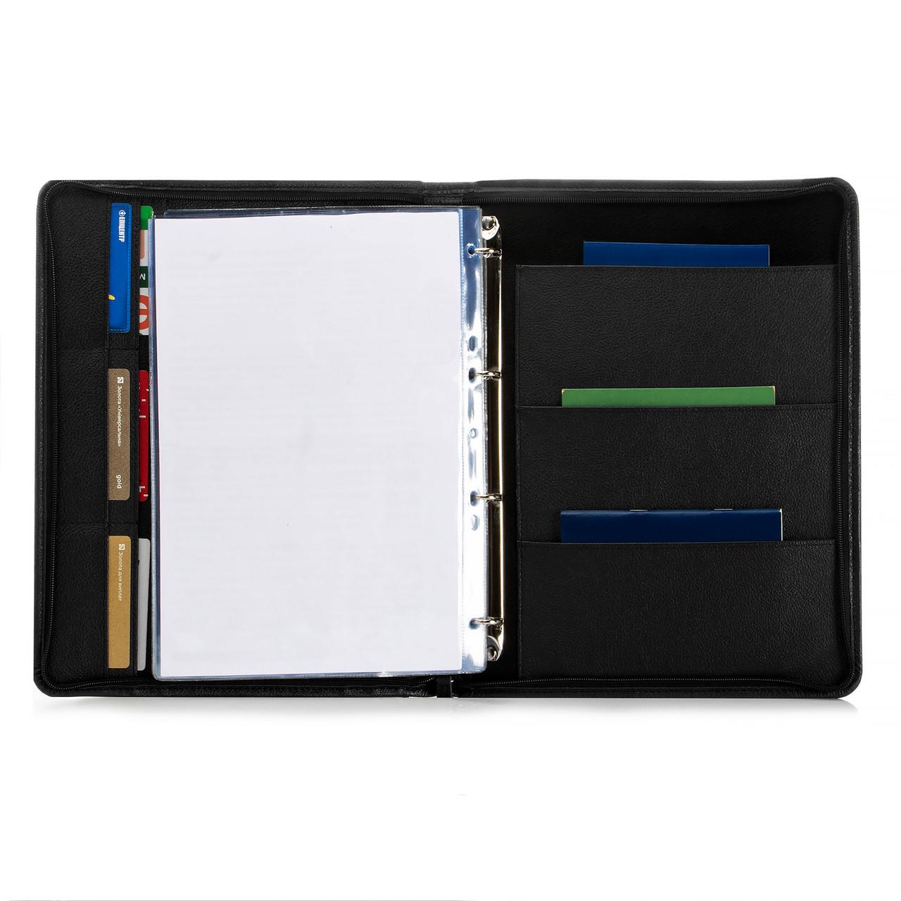 Папка для семейных документов Classic А4 кожа Черный (Н 532-00-302110) - фото 3 Папка для семейных документов Classic А4 кожа Черный (Н 532-00-302110) - фото 3