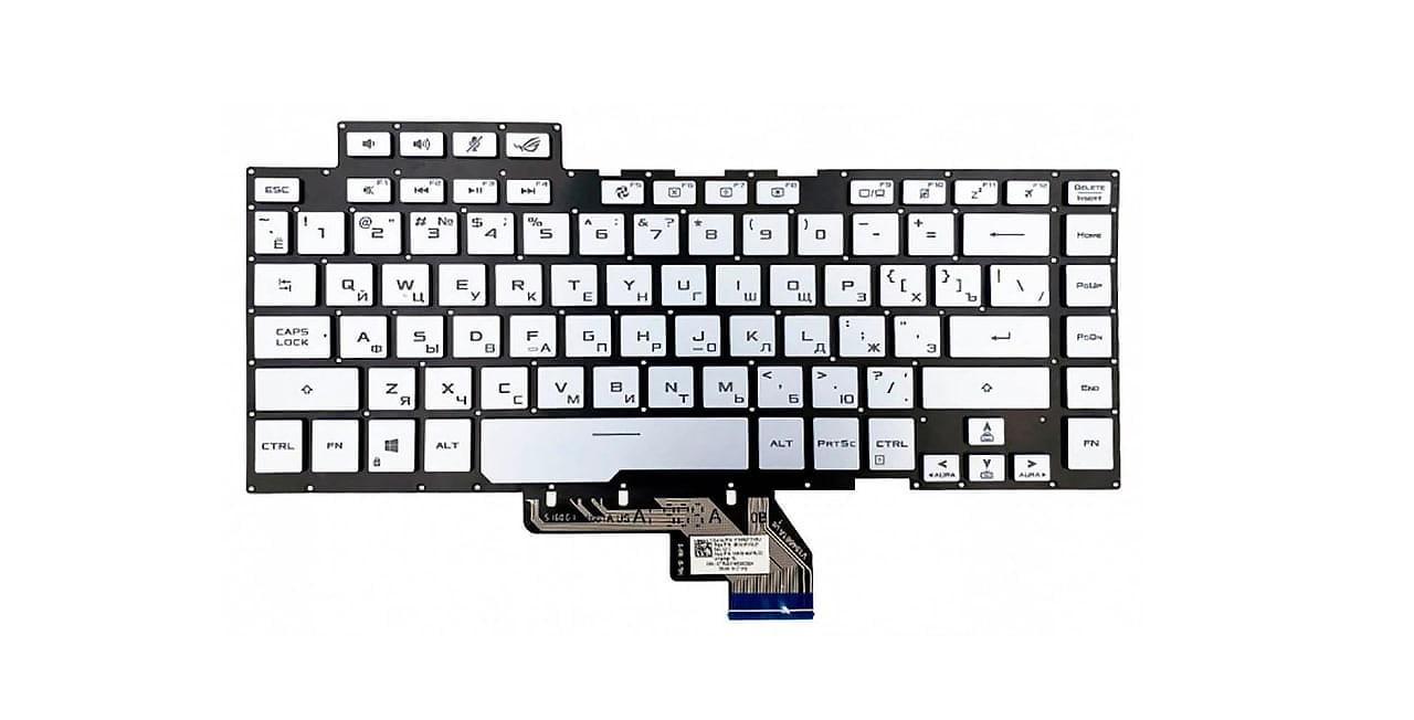 Клавиатура для ноутбука Asus MW502GW с подсветкой клавиш (0KNR0-4619RU00)