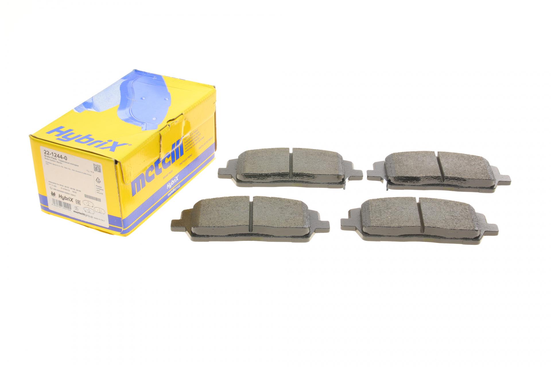 Колодки тормозные передние METELLI Hyundai Santa Fe IV 18-/Kia Sorento III 15- (22-1244-0 METELLI) Колодки тормозные передние METELLI Hyundai Santa Fe IV 18-/Kia Sorento III 15- (22-1244-0 METELLI)