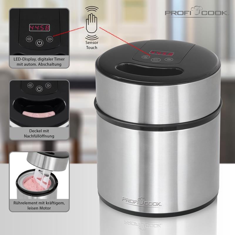 Морожениця з сенсорним керуванням Profi Cook PC-ICM 1140 (35662114) - фото 5