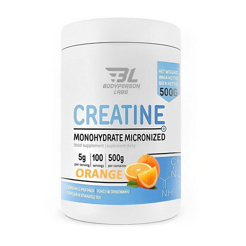 Креатин моногидрат Bodyperson Labs Creatine Monohydrate 500 г Апельсин (22499-01)
