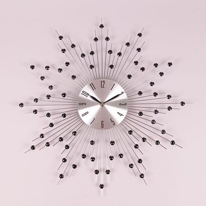 Часы металлические с стразами Flora D-50 см (38194)