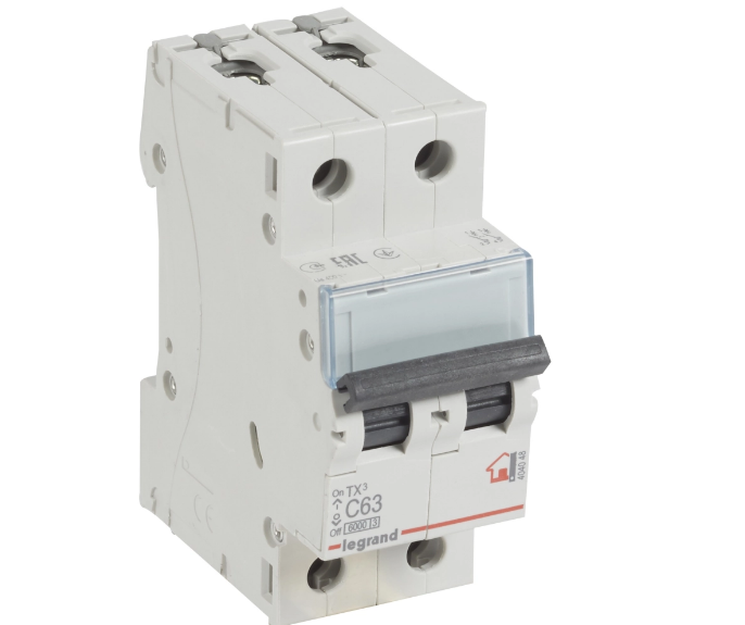 Автоматический выключатель LeGrand TX3 2P 63A C 6kA (34522869)