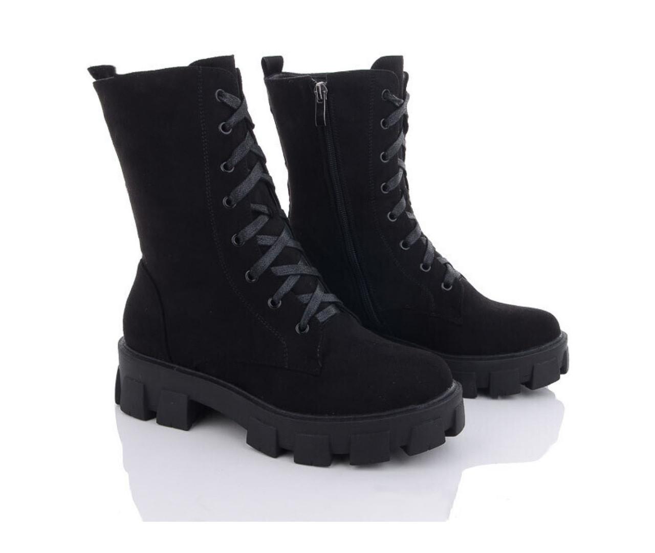 Черевики демісезонні жіночі ABA A558-21/37 р. 37 Чорний