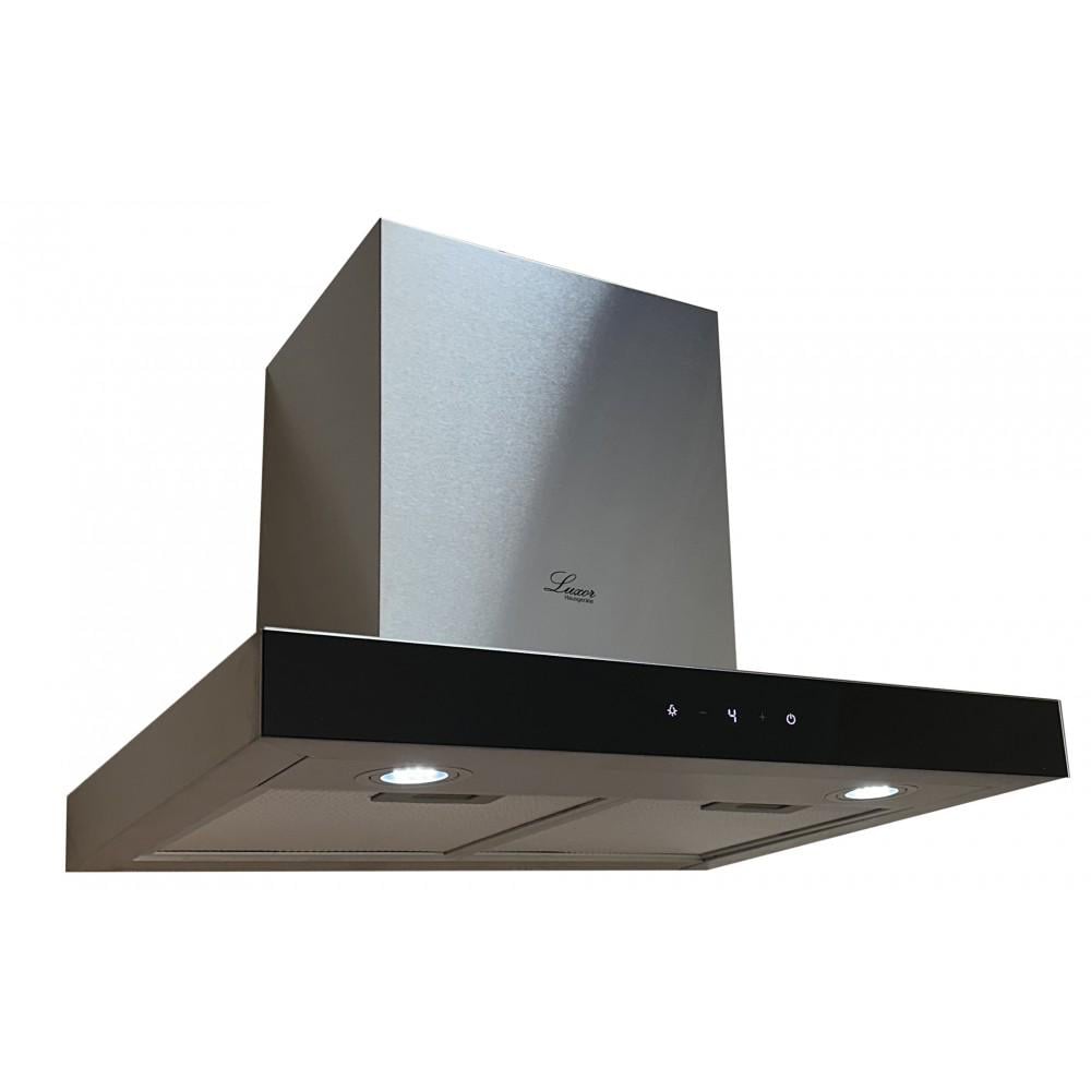 Витяжка Luxor Bella F 60 ix 1450 LED + 4 швидкості фільтрами захисту двигуна 2 шт. Чорний/Нержавіюча сталь (26529937) - фото 3 Витяжка Luxor Bella F 60 ix 1450 LED + 4 швидкості фільтрами захисту двигуна 2 шт. Чорний/Нержавіюча сталь (26529937) - фото 3