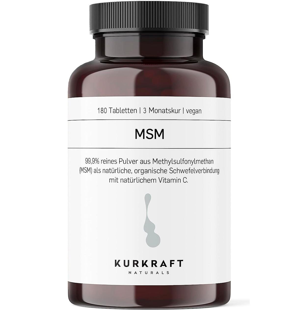 Метилсульфонилметана Kurkraft 2000 мг 180 капсул (50091776)