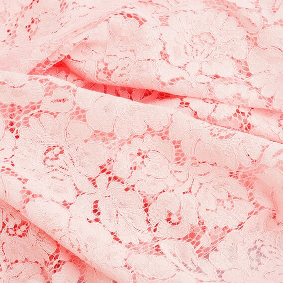 Ткань гипюр IDEIA Messina 1,4 м Розовый (2200003905113)