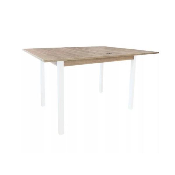 Стол-трансформер обеденный ART IN HEAD Lunch ЛДСП раскладной 90/30х60/30 см Дуб сонома/Белый (TB19130000010) - фото 2 Стол-трансформер обеденный ART IN HEAD Lunch ЛДСП раскладной 90/30х60/30 см Дуб сонома/Белый (TB19130000010) - фото 2