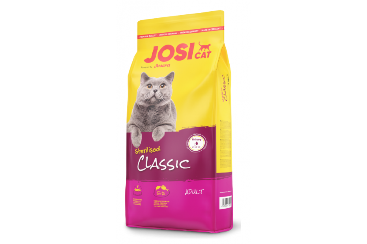 Сухий корм JosiCat Sterilised Classic для дорослих стерилізованих кішок 10 кг