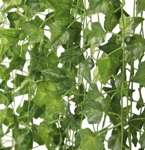 Плющ икусственный декоративный для отделки интерьера 25,2 м Зеленый Плющ икусственный декоративный для отделки интерьера 25,2 м Зеленый