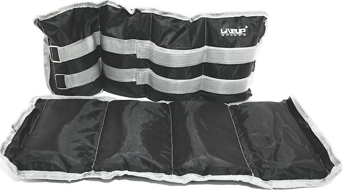 Утяжелители для лодыжки/запястья LiveUp WRIST/ANKLE WEIGHT 2 шт. 3,0 кг Черный (LS3011-3)