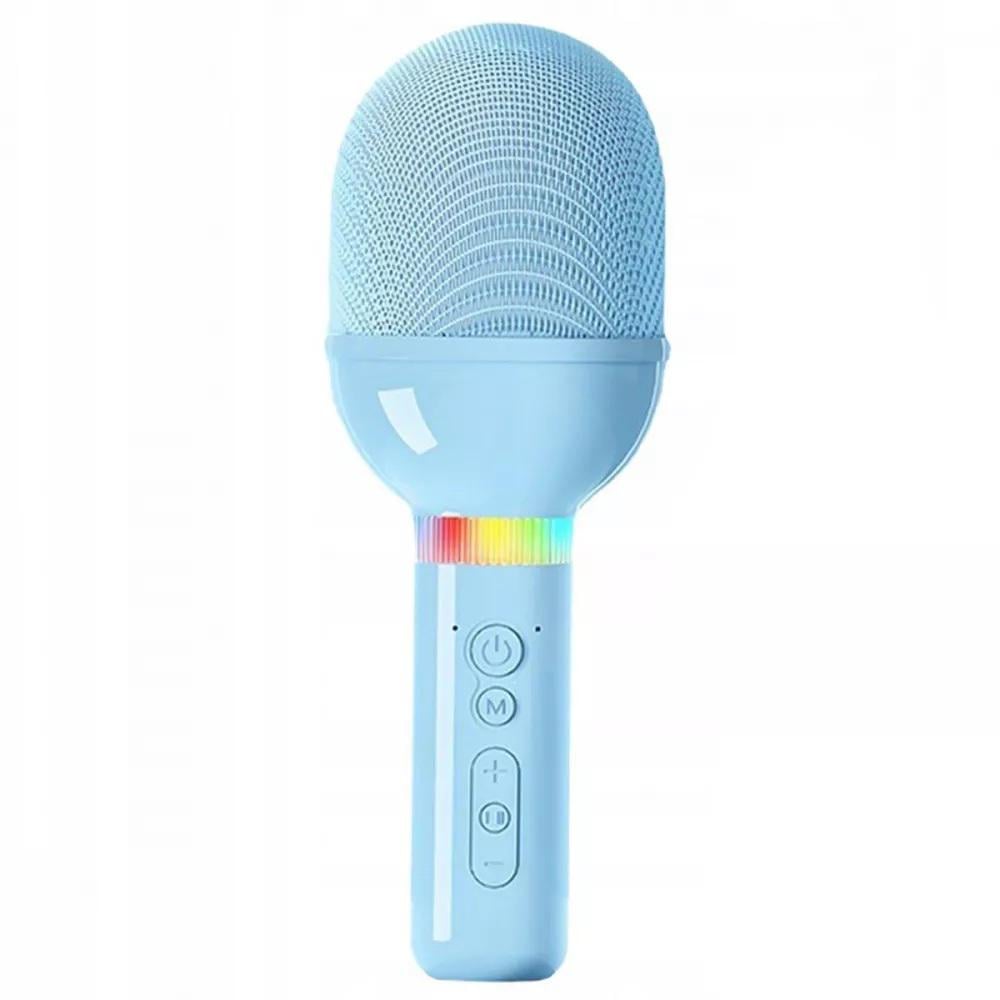 Микрофон-караоке Sound Wawe детский Bluetooth 5.0 Синий (619977)