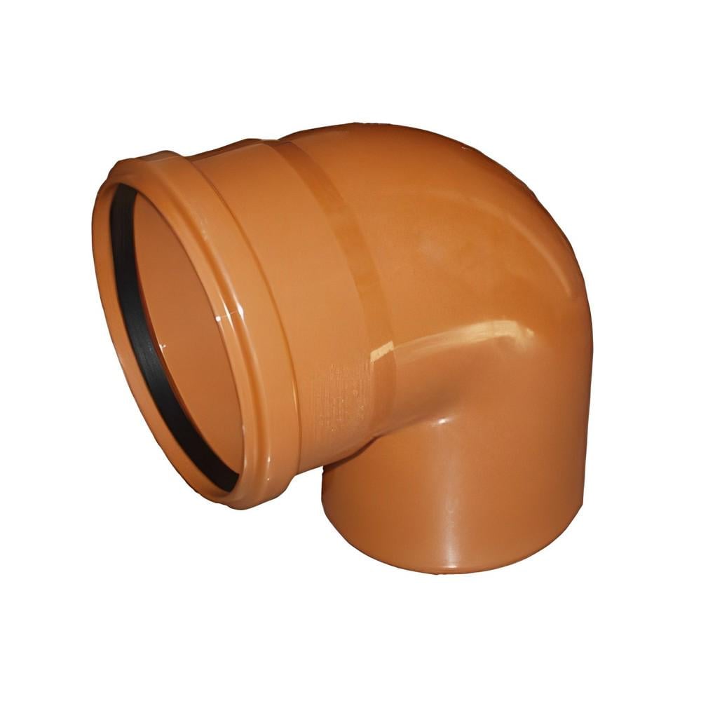 Колено наружное Uniplast 160 мм 90° (78543)