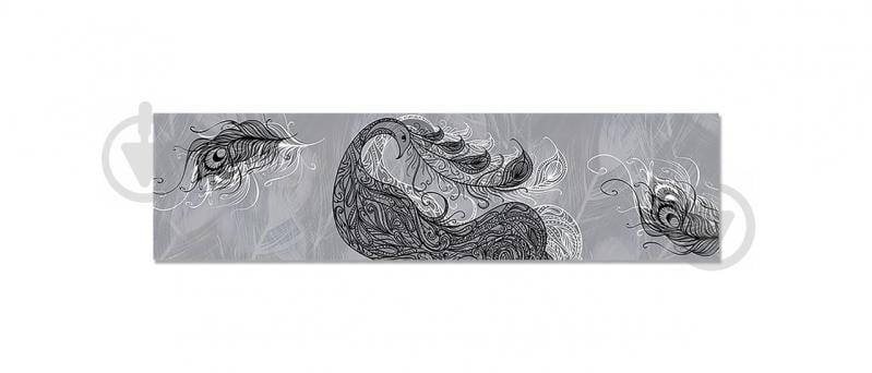 Наклейка виниловая кухонный фартук  Zatarga  "Перо Павлина"  650х2500 мм (Z181318/1)