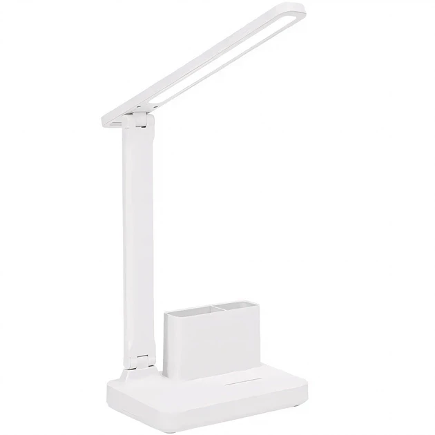 Настольная лампа с аккумулятором поворотная 360° 7 Вт Белый (LM-1223-14)
