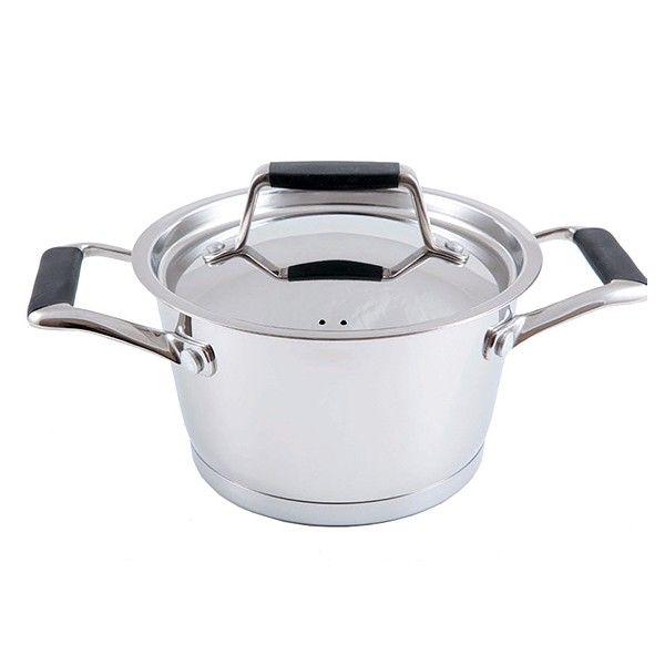 Каструля з кришкою Fissman Elara FS5394 5,6 л Нержавіюча сталь (14380656)