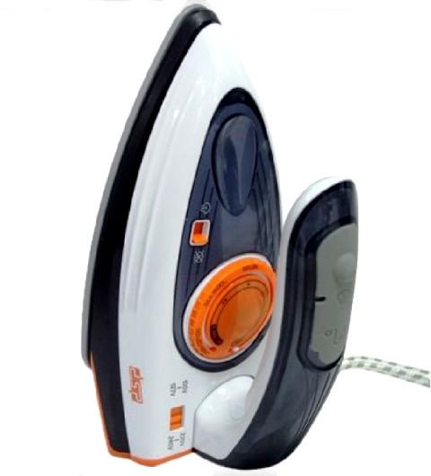 Утюг паровой DSP KD-1068 дорожный/складной с керамической подошвой Бело-черный (14226710)