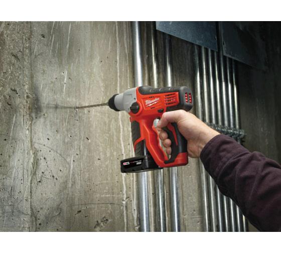 Акумуляторний перфоратор Milwaukee M12 H-0 (4933431355) - фото 8