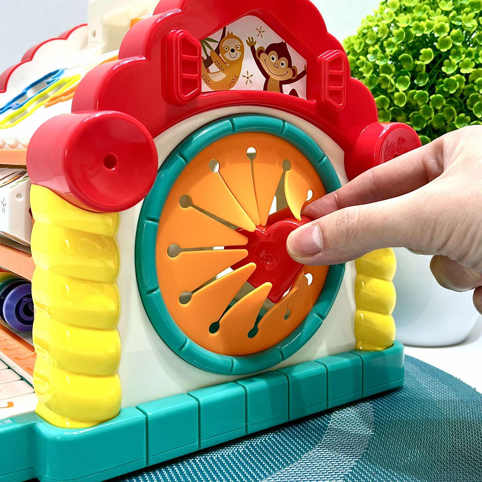 Cортер Hola Развивающий теремок музыка/свет/звуки животных (9196) - фото 10