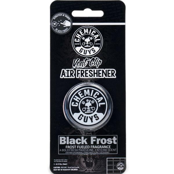 Ароматизатор для дефлектора автомобіля Chemical Guys Air Freshener Vent Clip Black Frost - фото 1 Ароматизатор для дефлектора автомобіля Chemical Guys Air Freshener Vent Clip Black Frost - фото 1