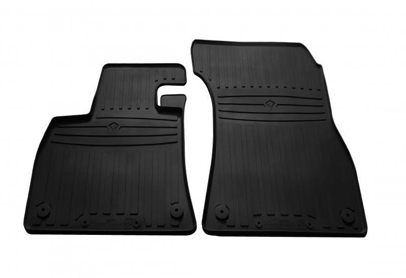 Коврики резиновые Stingray для Audi e-tron 55 quattro 2018- special design 2017 with plastic clips AV2 2 шт. (1030272)