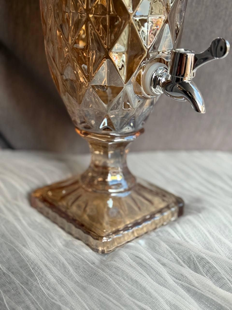 Лимонадница стеклянная TS Kitchen 2 л Золотой (HP4174-1) - фото 6 Лимонадница стеклянная TS Kitchen 2 л Золотой (HP4174-1) - фото 6