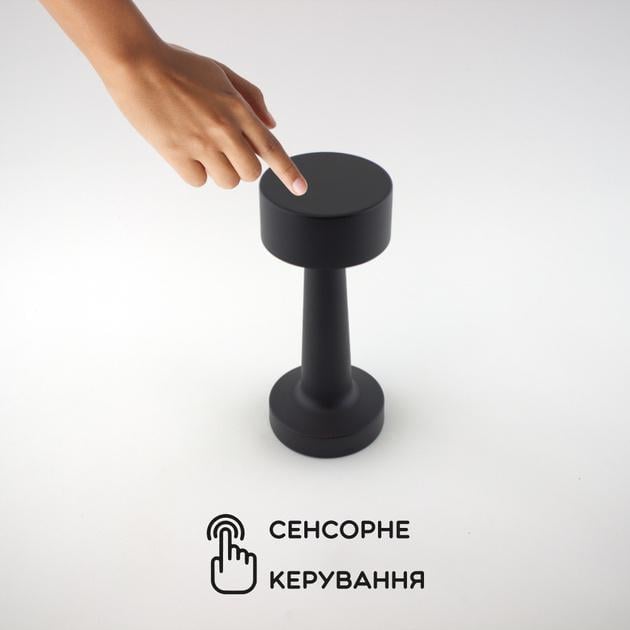 LED-лампа настольная ESLLSE DOWN LIGHT R-SENSOR-85x215 DC5V/1A-IP20 2W Black (27814031) - фото 3