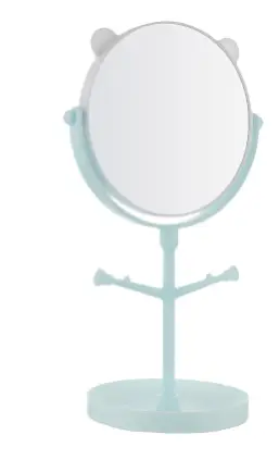 Зеркало косметическое настольное Beauty Luxury M-023 двустороннее на длинной ножке с увеличением х3 14 см Зеркало косметическое настольное Beauty Luxury M-023 двустороннее на длинной ножке с увеличением х3 14 см