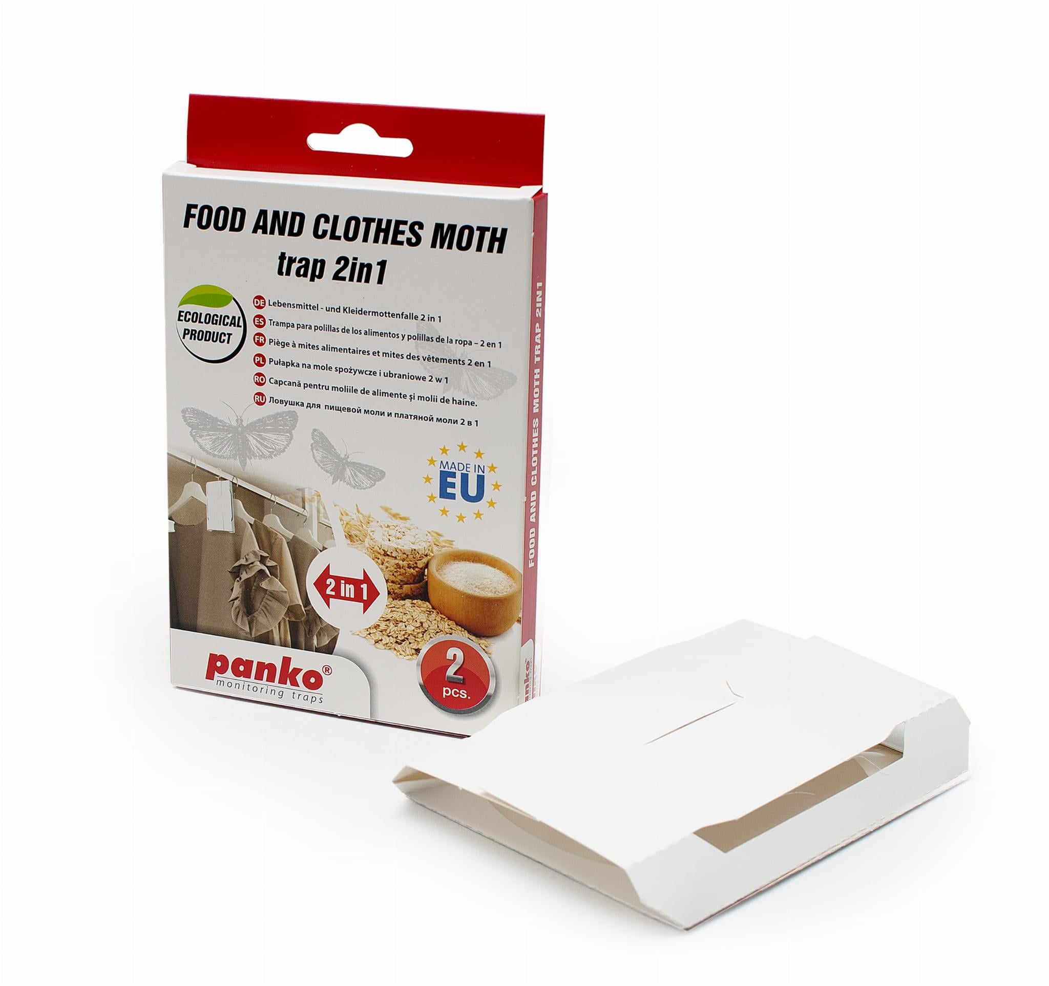 Ловушка для моли Panko 2в1 пищевой и платяной 2 шт. (5907782181697)