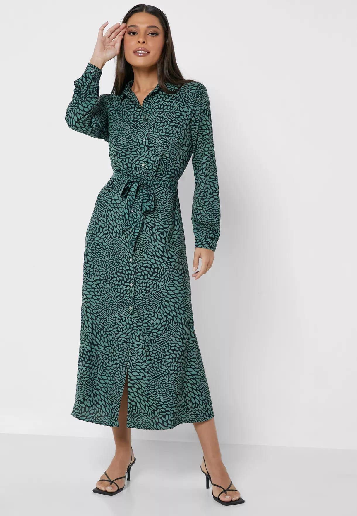 Платье женское Only 15249101 M Зеленый