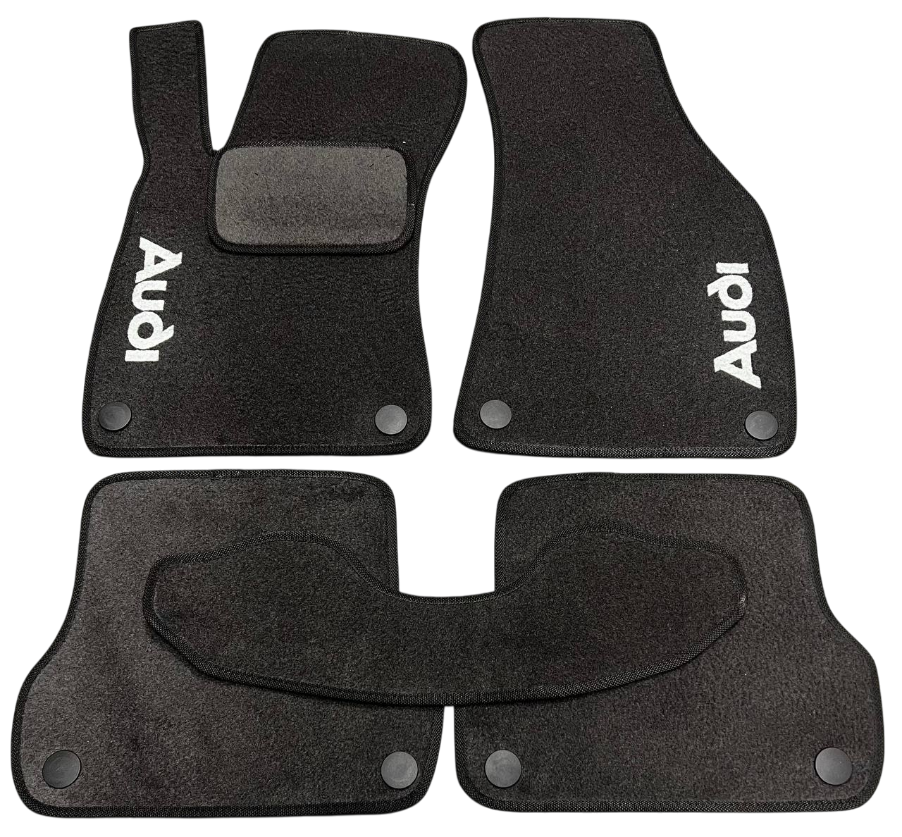 Килимки в салон ворсові для Audi A4 B6 B7 2000-2008 BLCCR1016 5 шт. Чорний (27327060)