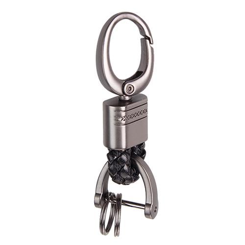 Брелок плетеный с кожзаменителя MINI Черный (00000051023)