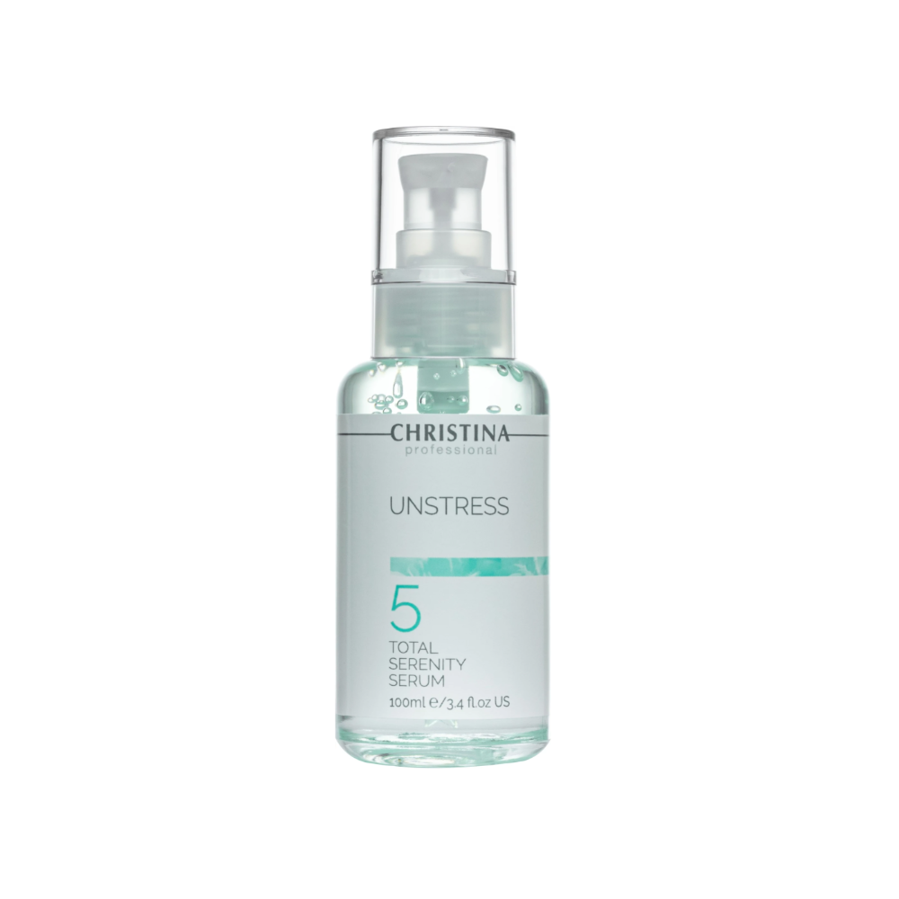 Сироватка заспокійлива Christina Unstress Total Serenity Serum 100 мл Сироватка заспокійлива Christina Unstress Total Serenity Serum 100 мл