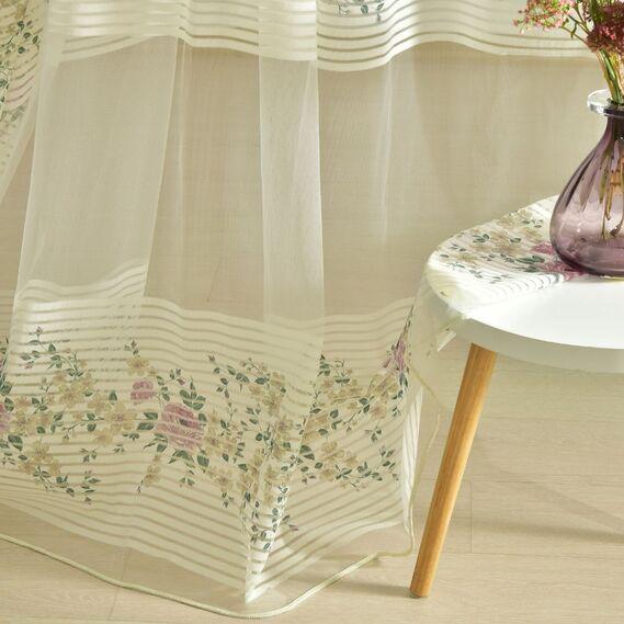 Тюль сетка набивная IDEIA Арион Полоса V-808 Фрез 3,0 м (2200004080802)