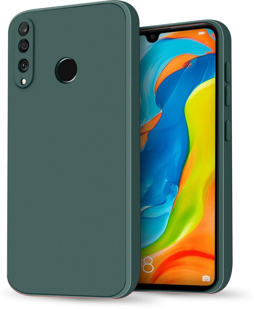 Силиконовый чехол HardCorner Huawei P30 Lite (с микрофиброй) Green (34789-08)