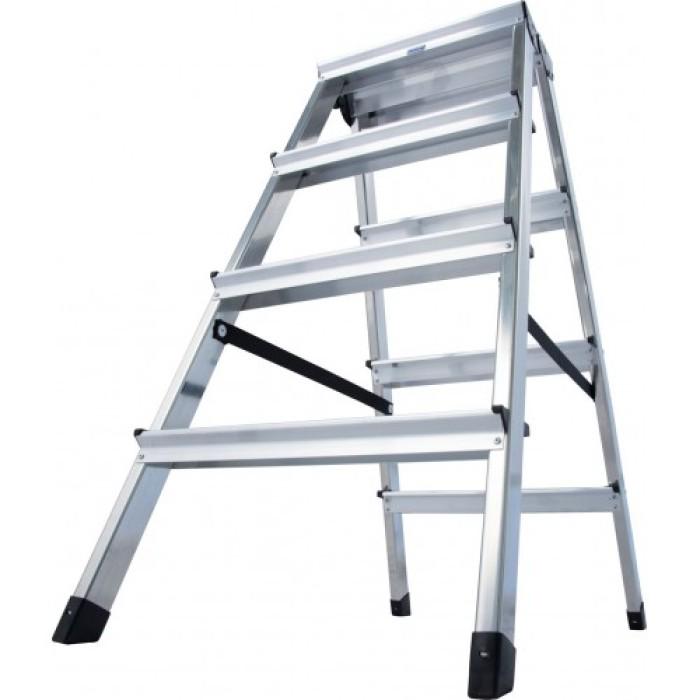 Стройница двухсторонняя Krause Dopplo 2х4 ступеньки (120403) - фото 3