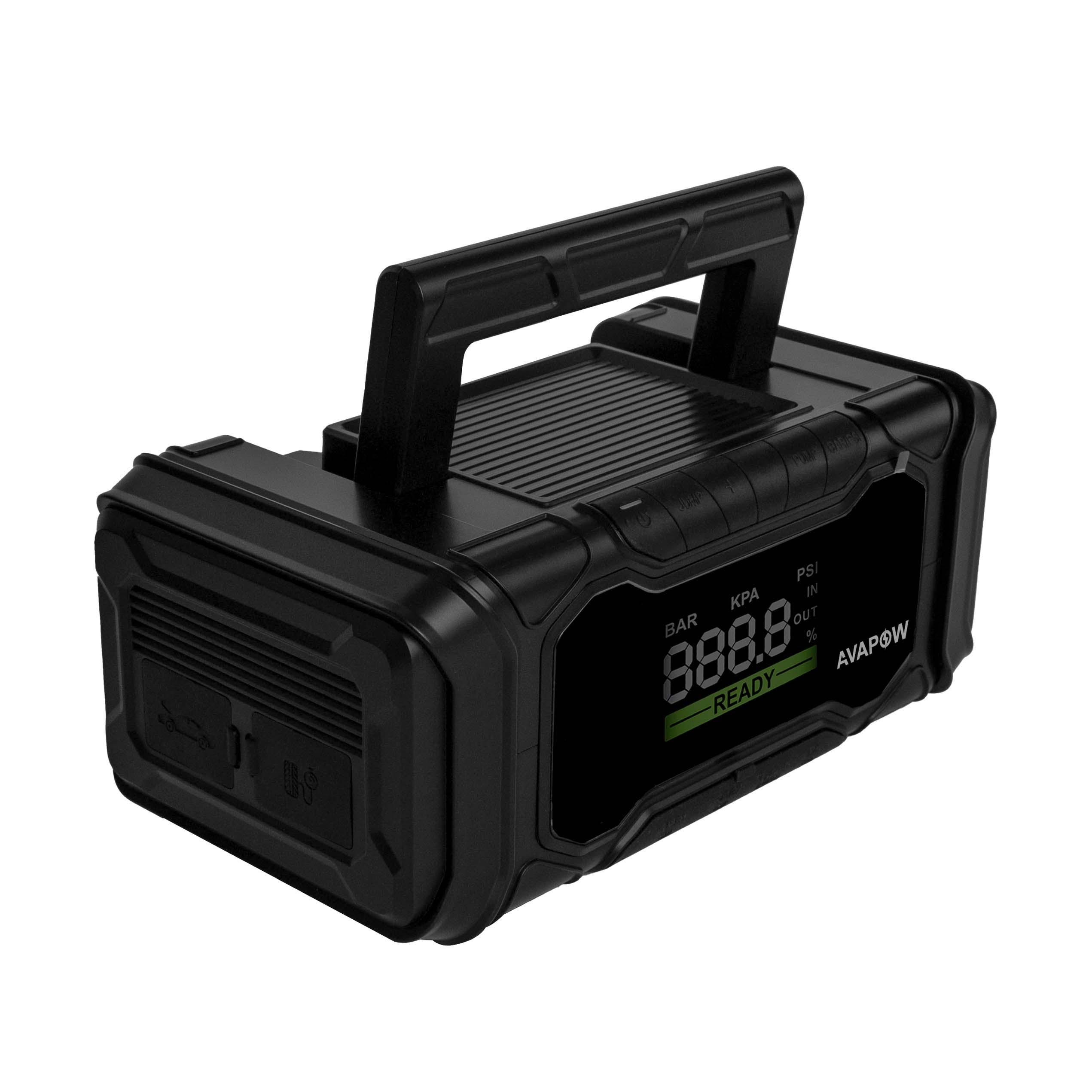 Пусковий пристрій Jump Starter AVAPOW з компресором для авто AP6 4000A 74,0Wh/20000mAh (21529886) - фото 3